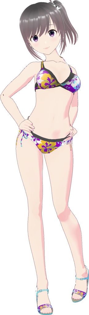 レイヤードビキニ 2 (ハイビスカス)