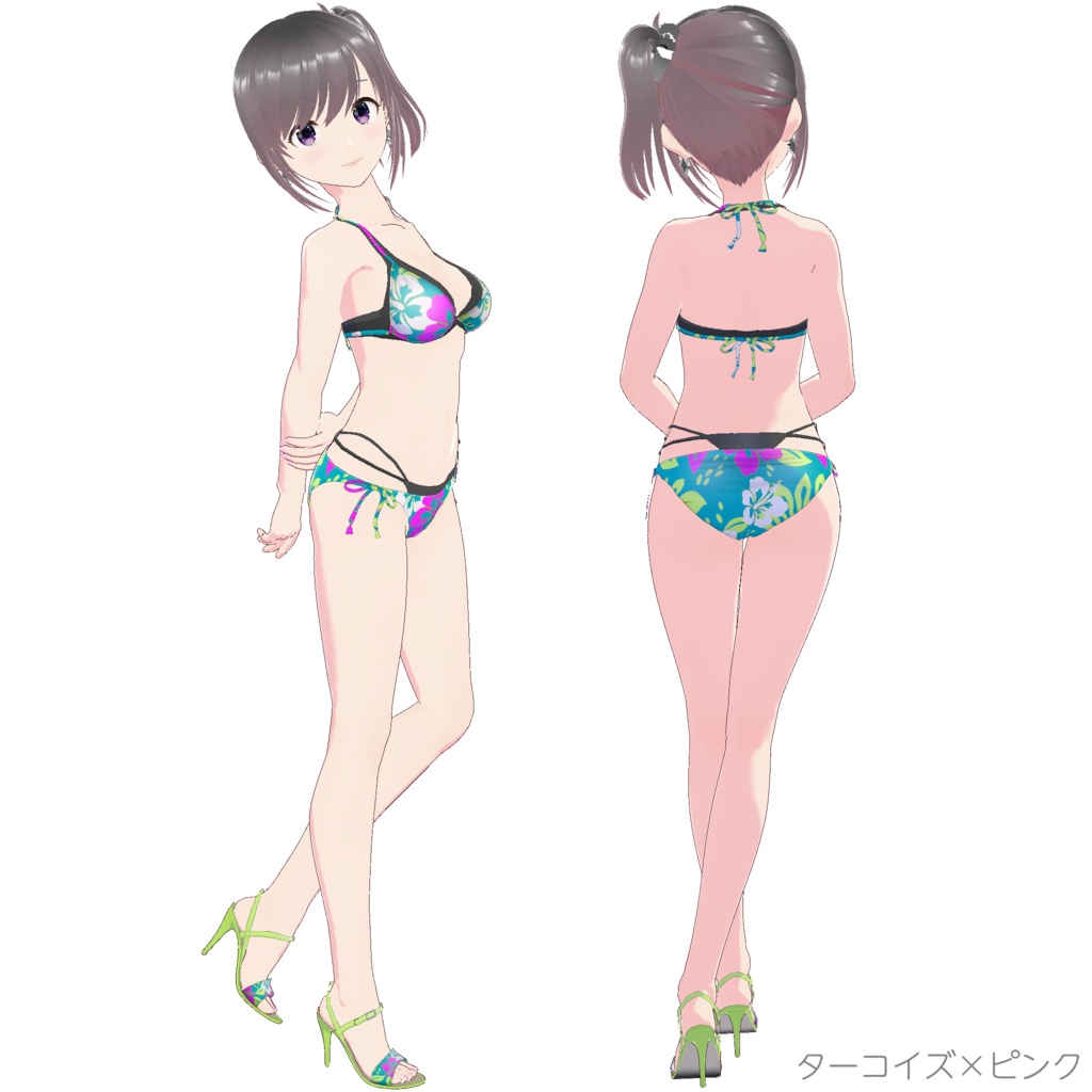 レイヤードビキニ 2 (ハイビスカス)