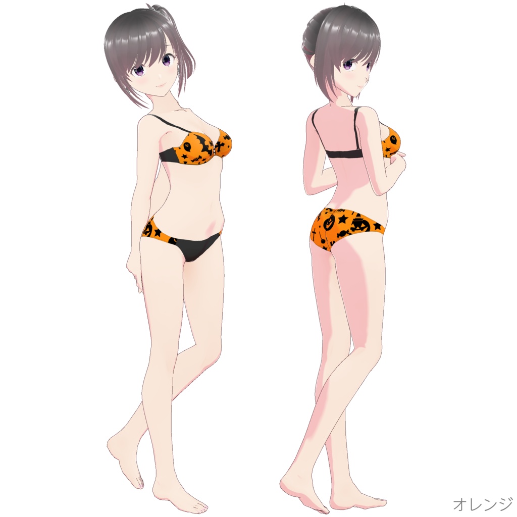 インナー (ブラ&ショーツ nf-5 "Halloween Pop")