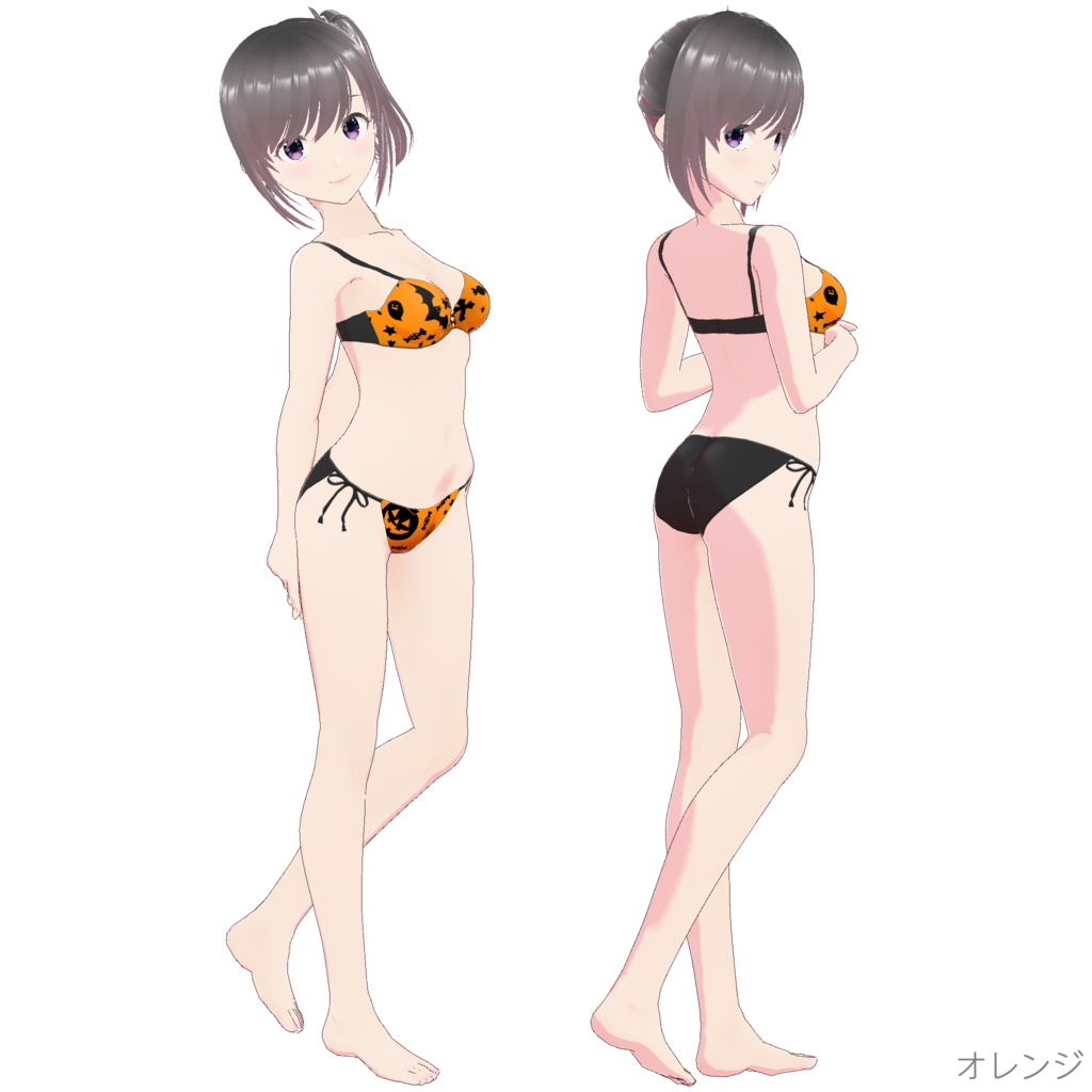 インナー (ブラ&ショーツ nf-5 "Halloween Pop")