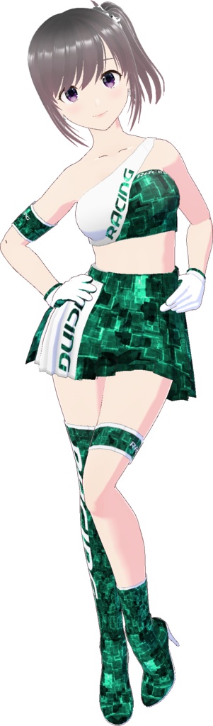 レースクイーン衣装 (Type P - Base White)