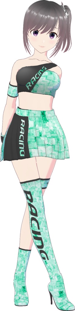 レースクイーン衣装 (Type P - Base Black)