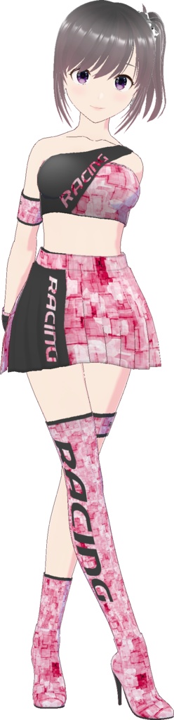 レースクイーン衣装 (Type P - Base Black)