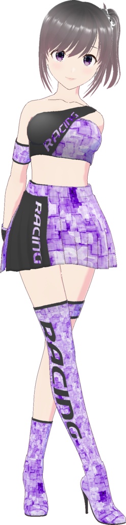 レースクイーン衣装 (Type P - Base Black)