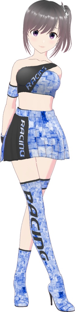 レースクイーン衣装 (Type P - Base Black)