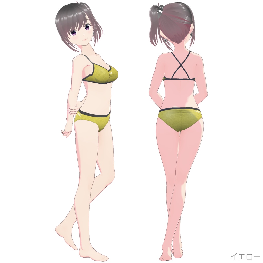 スポーティビキニ (ベースブラック)