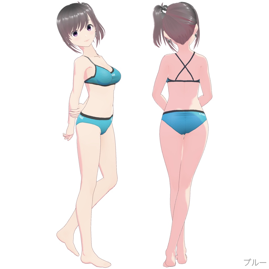 スポーティビキニ (ベースブラック)