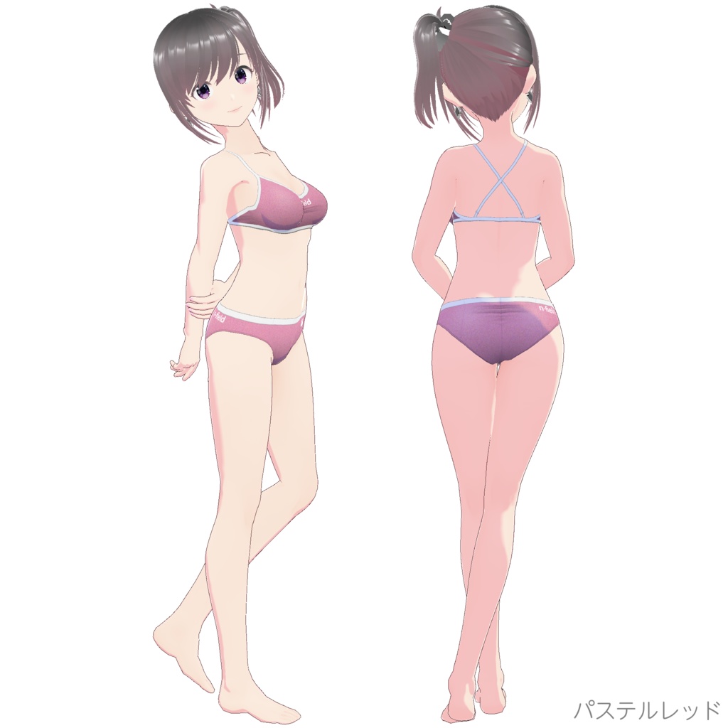 スポーティビキニ (ベースホワイト)