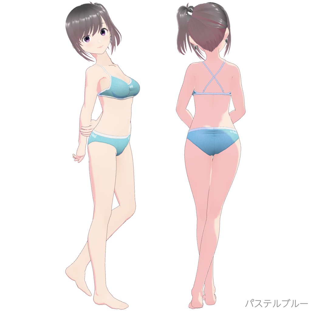 スポーティビキニ (ベースホワイト)