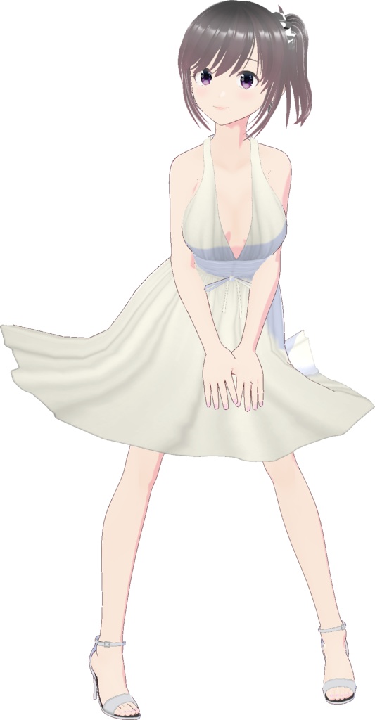 ホルターネックドレス