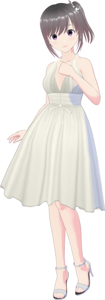 ホルターネックドレス