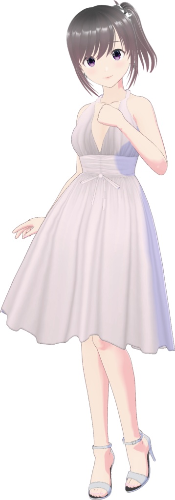 ホルターネックドレス