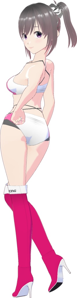 レースクイーン衣装 (Type R - White Base)