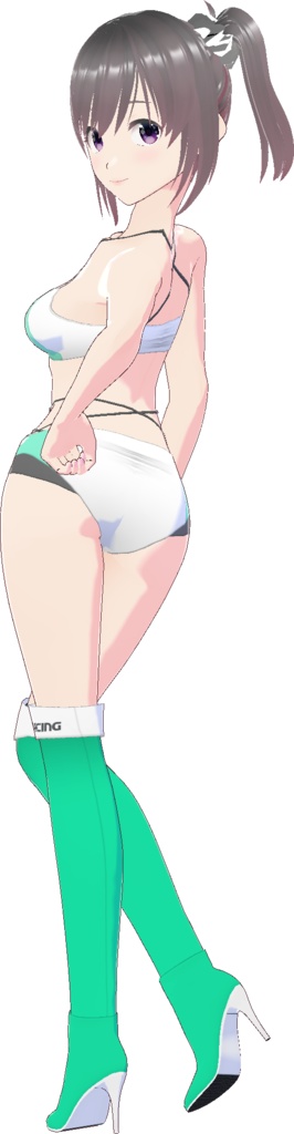 レースクイーン衣装 (Type R - White Base)