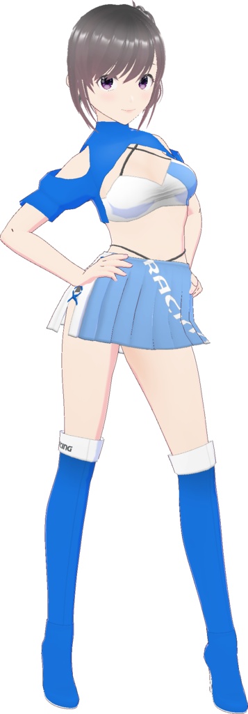 レースクイーン衣装 (Type R - White Base)