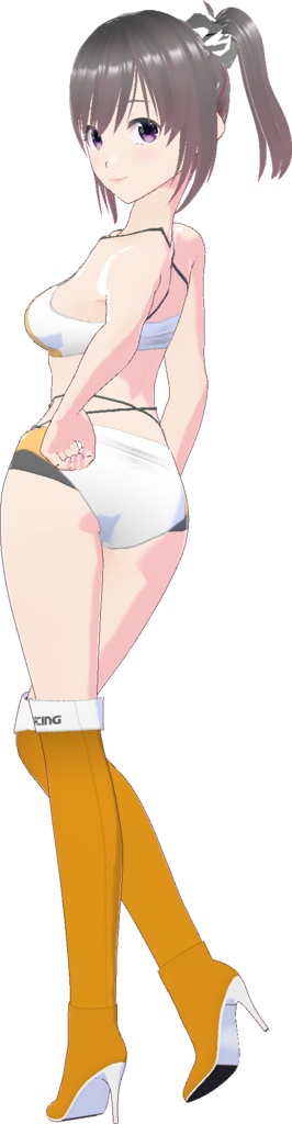 レースクイーン衣装 (Type R - White Base)