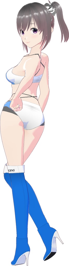 レースクイーン衣装 (Type R - White Base)