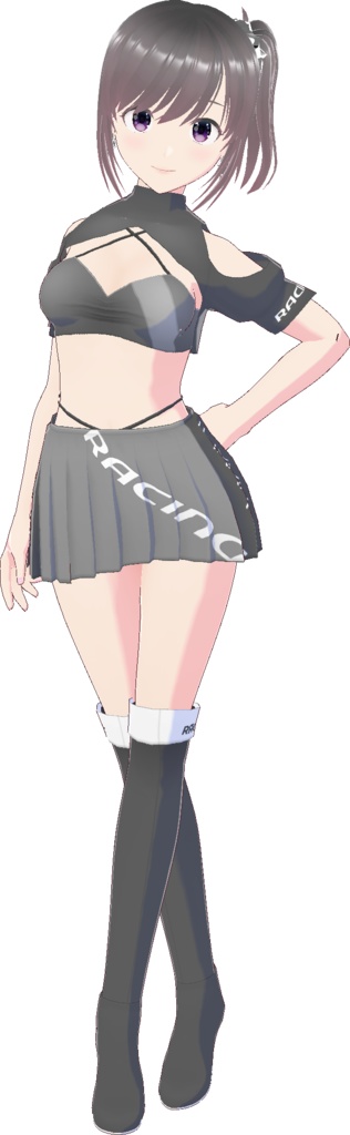 レースクイーン衣装 (Type R - Gray Base)