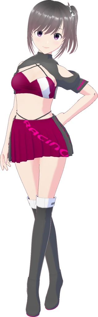 レースクイーン衣装 (Type R - Gray Base)