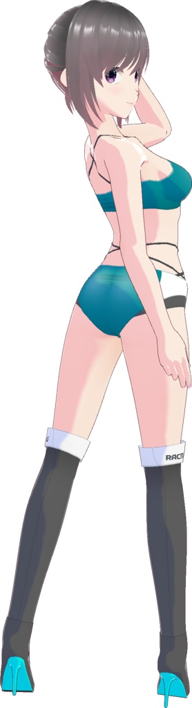 レースクイーン衣装 (Type R - Gray Base)