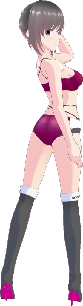 レースクイーン衣装 (Type R - Gray Base)