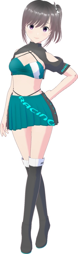 レースクイーン衣装 (Type R - Gray Base)