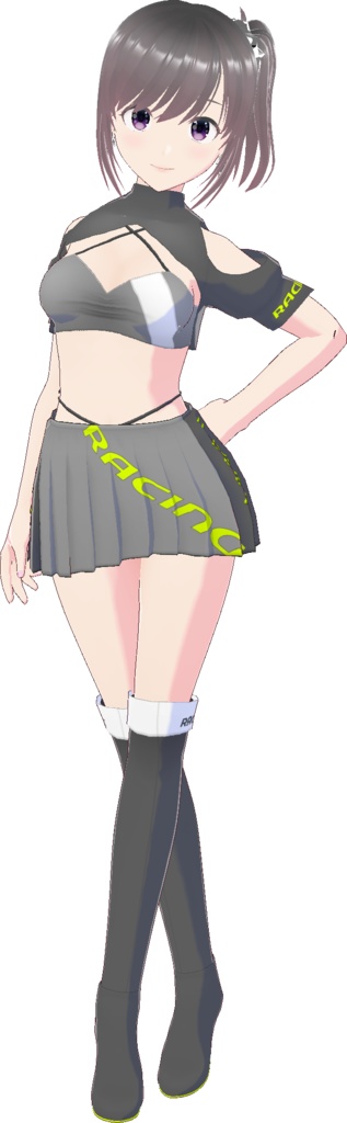 レースクイーン衣装 (Type R - Gray Base)