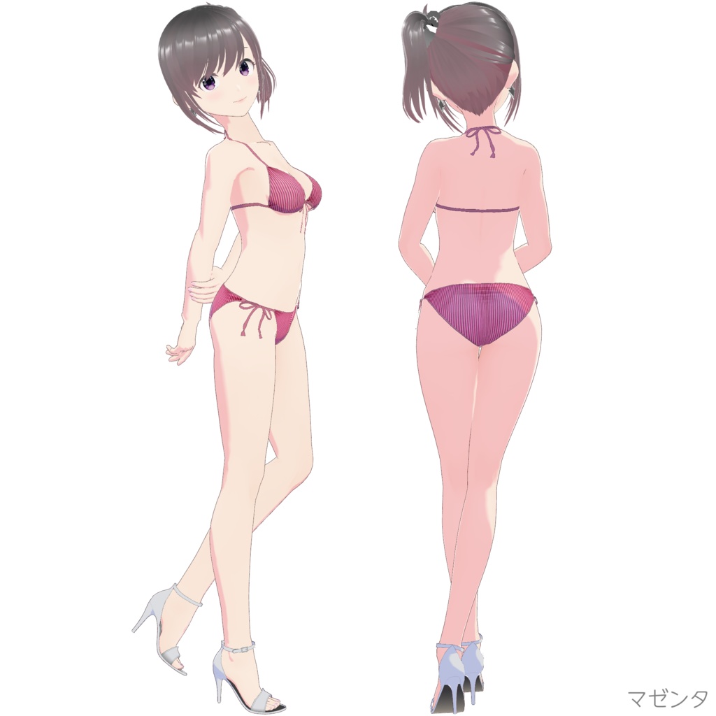 ビキニ - スタンダード Style 4 (ストライプ柄)