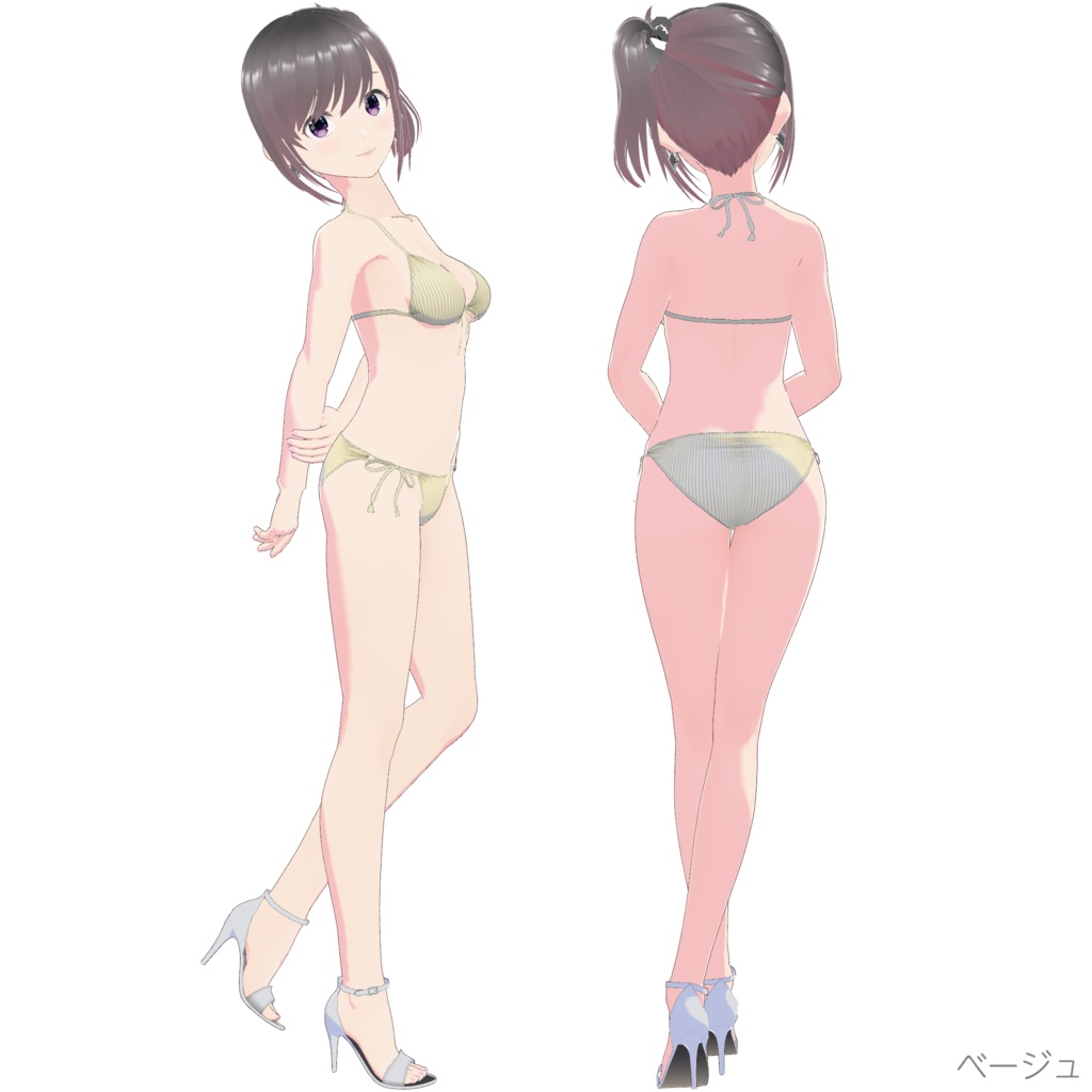 ビキニ - スタンダード Style 4 (ストライプ柄)