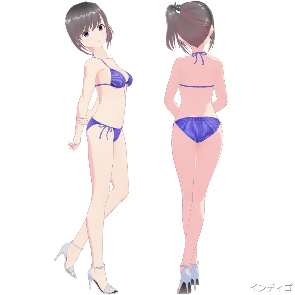 ビキニ - スタンダード Style 4 (ストライプ柄)