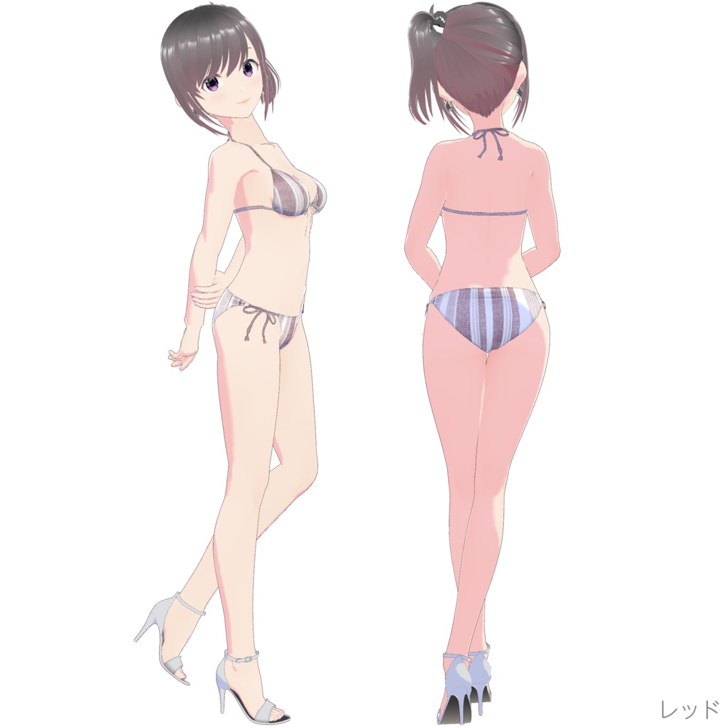 ビキニ - スタンダード Style 4 (ストライプ柄 2)
