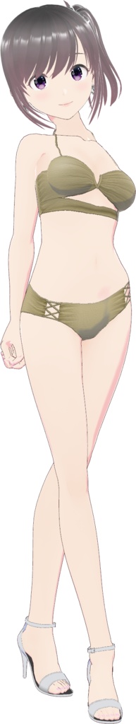 レースアップビキニ