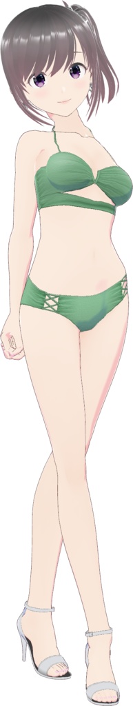 レースアップビキニ