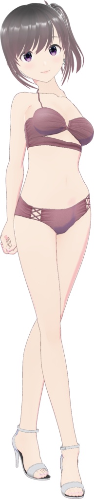 レースアップビキニ