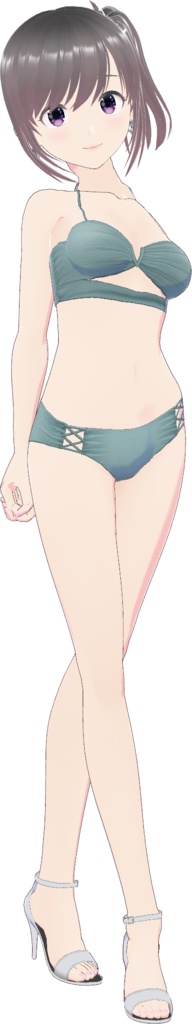 レースアップビキニ