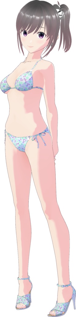 ビキニ - スタンダード Style 3 (花柄 - Flower 1)