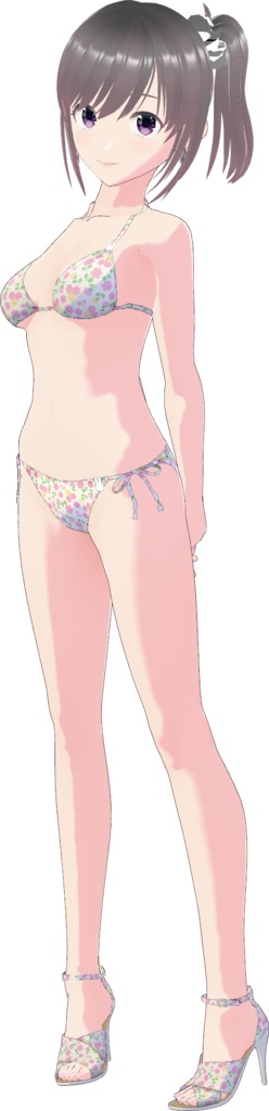 ビキニ - スタンダード Style 3 (花柄 - Flower 1)