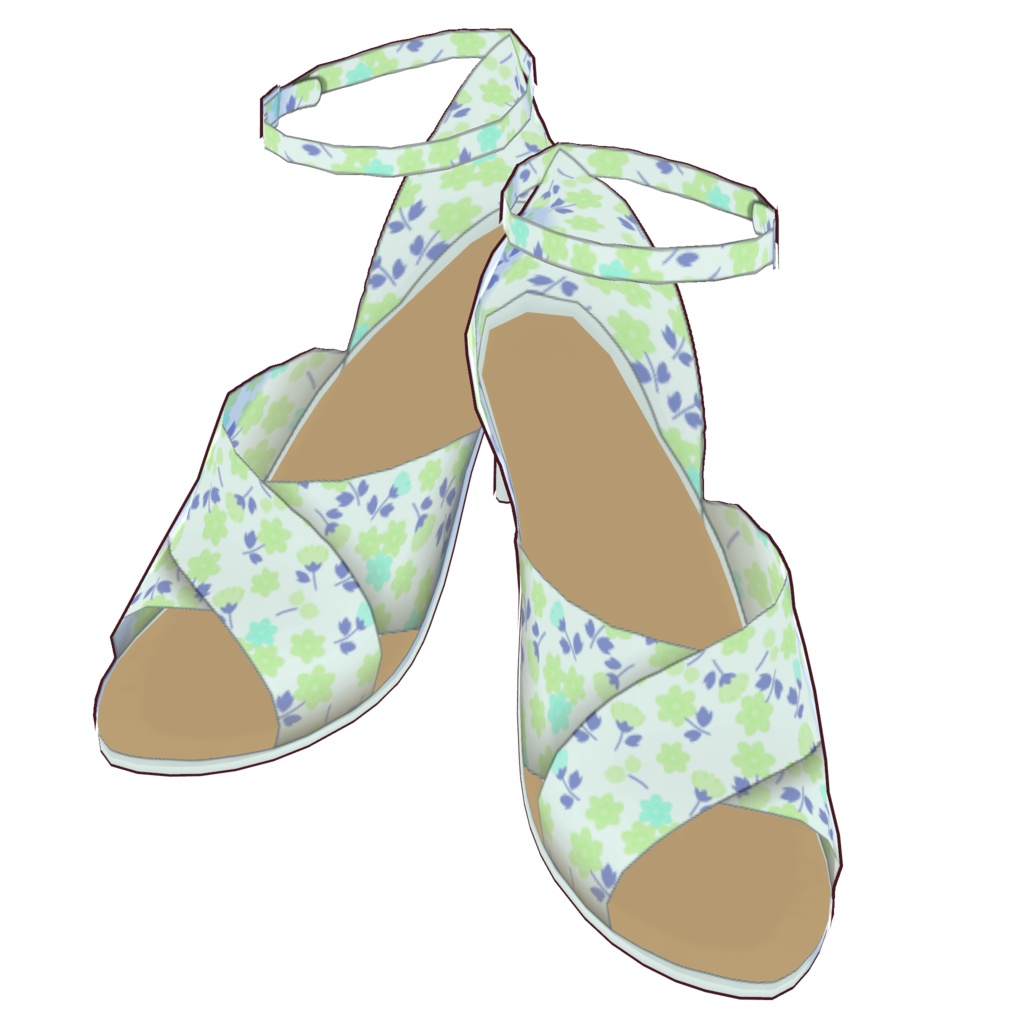 ビキニ - スタンダード Style 3 (花柄 - Flower 1)