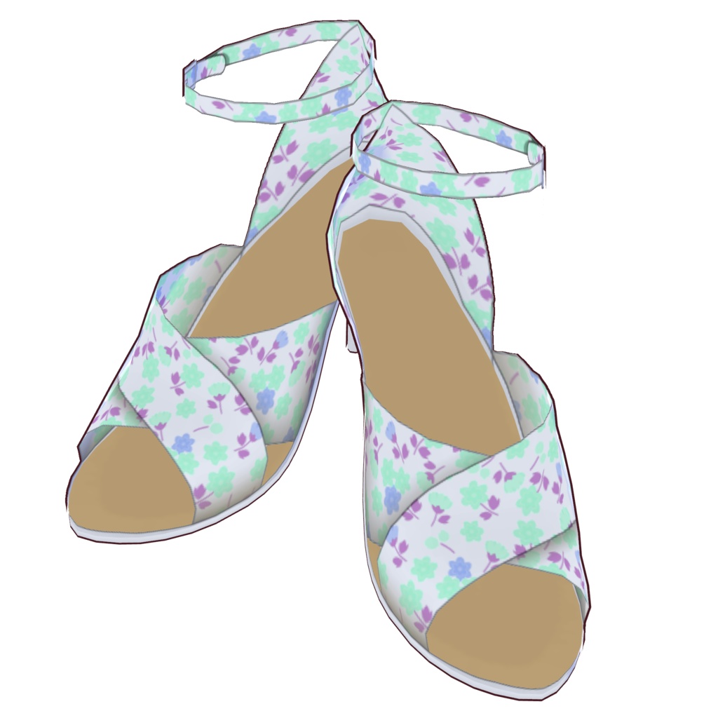 ビキニ - スタンダード Style 3 (花柄 - Flower 1)