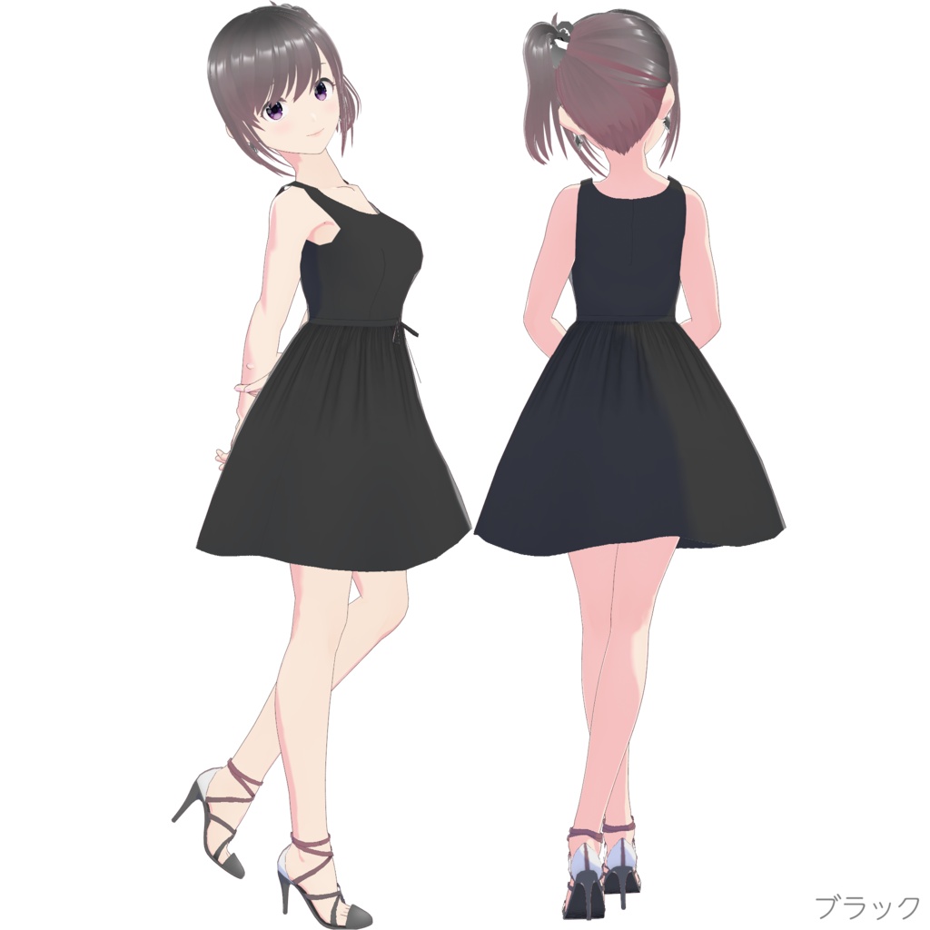 ノースリーブワンピース (Simple Style / ショート)