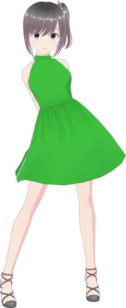 ホルターネックワンピース (Simple Style / ショート)