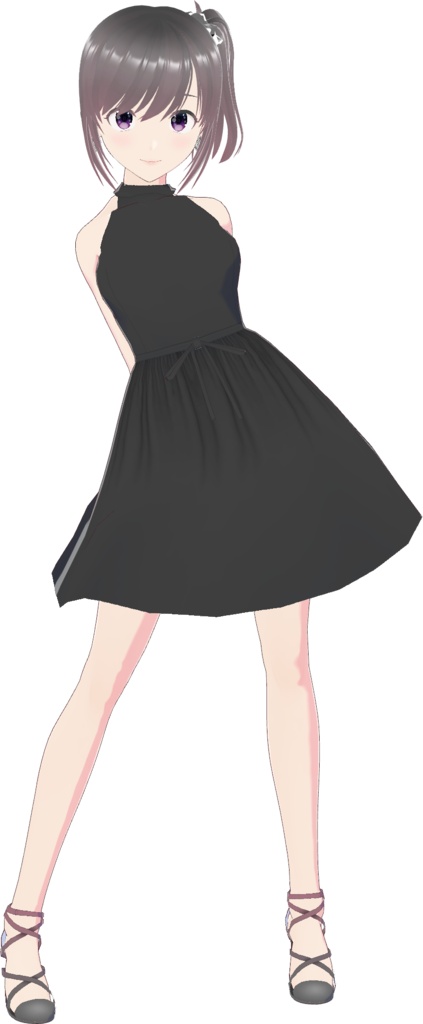 ホルターネックワンピース (Simple Style / ショート)