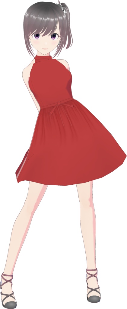 ホルターネックワンピース (Simple Style / ショート)