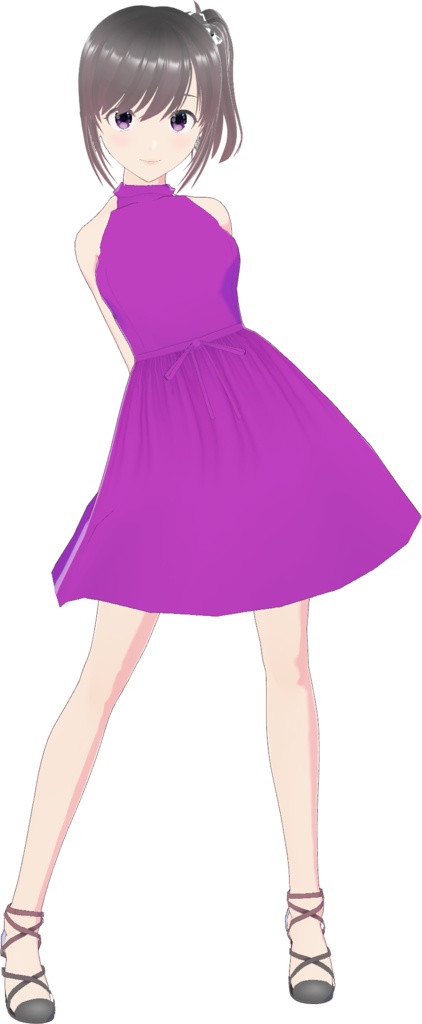 ホルターネックワンピース (Simple Style / ショート)