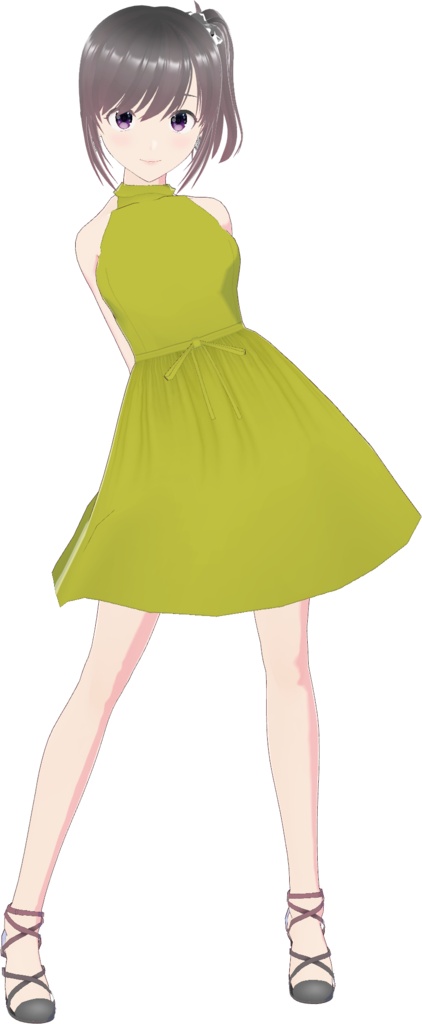 ホルターネックワンピース (Simple Style / ショート)