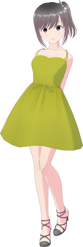 クロスキャミソールワンピース (Simple Style / ショート)
