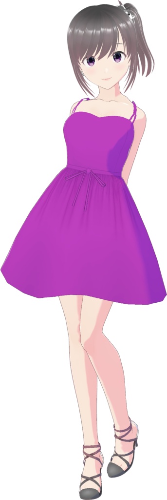 クロスキャミソールワンピース (Simple Style / ショート)
