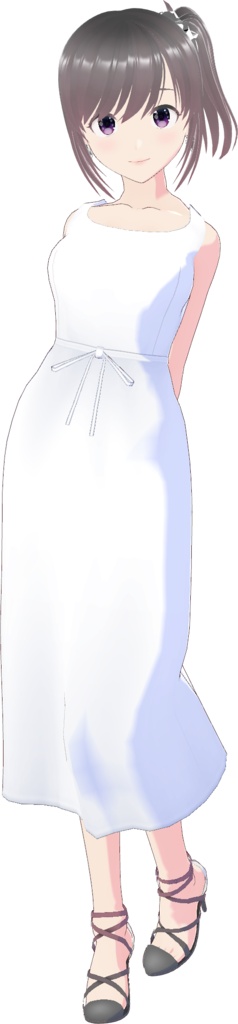 ノースリーブワンピース (Simple Style / ロング)