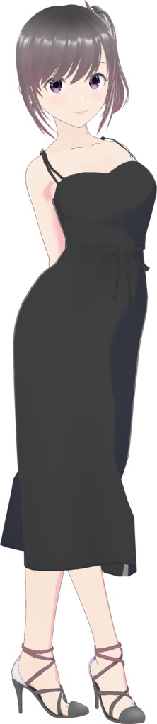 クロスキャミソールワンピース (Simple Style / ロング)
