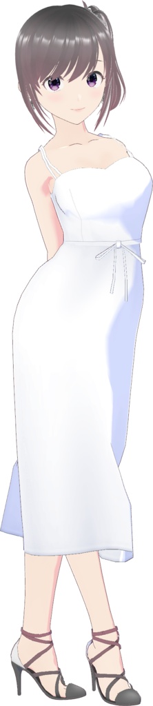 クロスキャミソールワンピース (Simple Style / ロング)